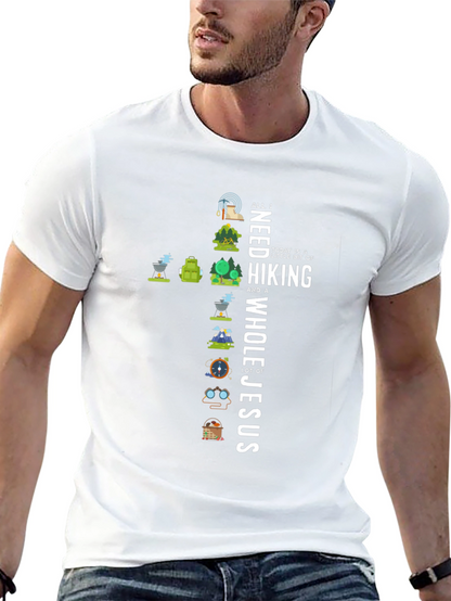Hiking and Jesus T-Shirt