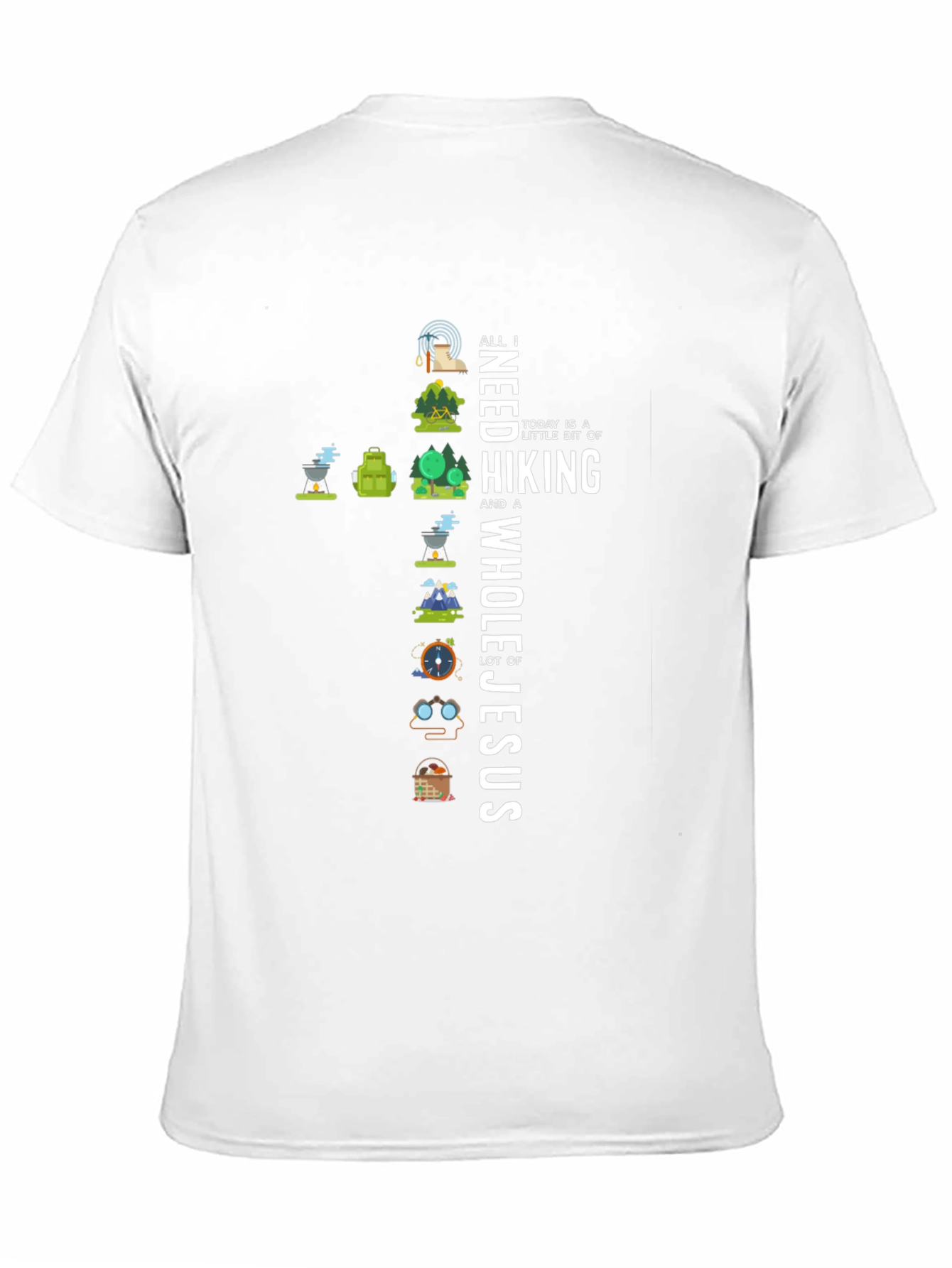 Hiking and Jesus T-Shirt