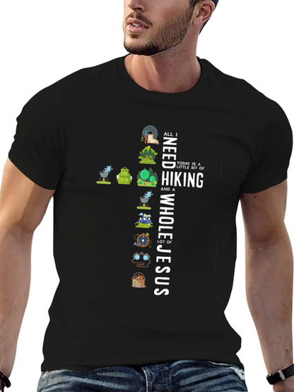 Hiking and Jesus T-Shirt