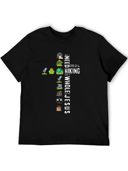 Hiking and Jesus T-Shirt