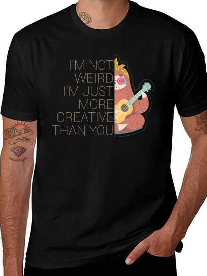 Creative Sloth T-Shirt - Unique Graphic Tee