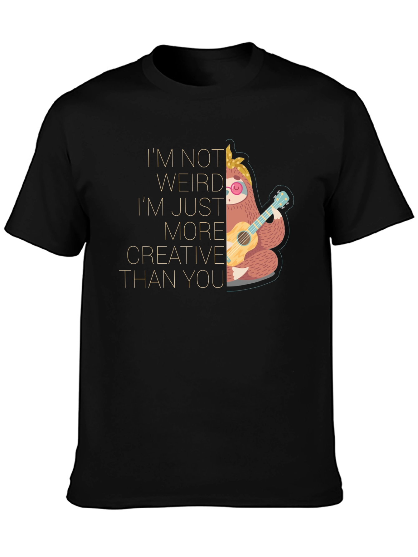 Creative Sloth T-Shirt - Unique Graphic Tee