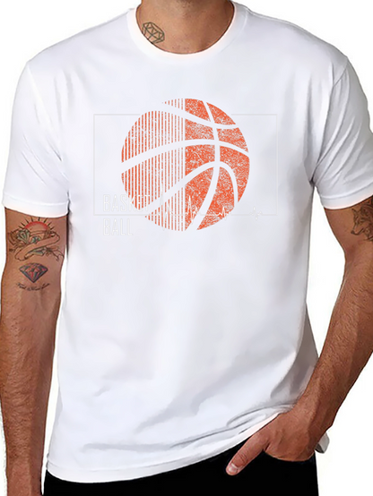 Basketball Heartbeat Graphic T-Shirt