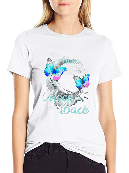 Nana Loves Her Grandkids Black T-Shirt