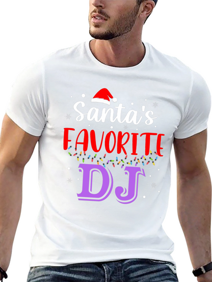 Santas Favorite DJ T-Shirt