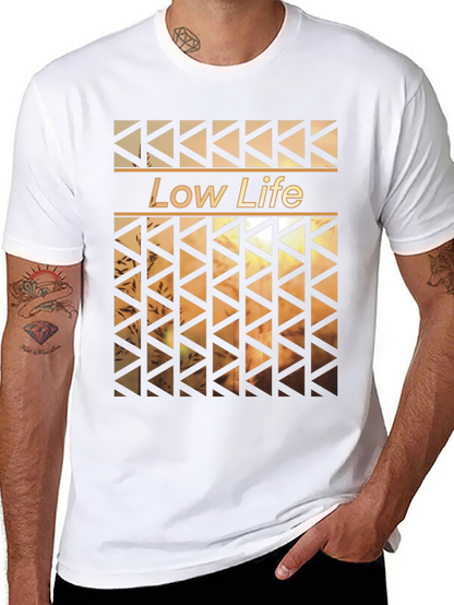 Low Life Graphic Print Mens T-Shirt