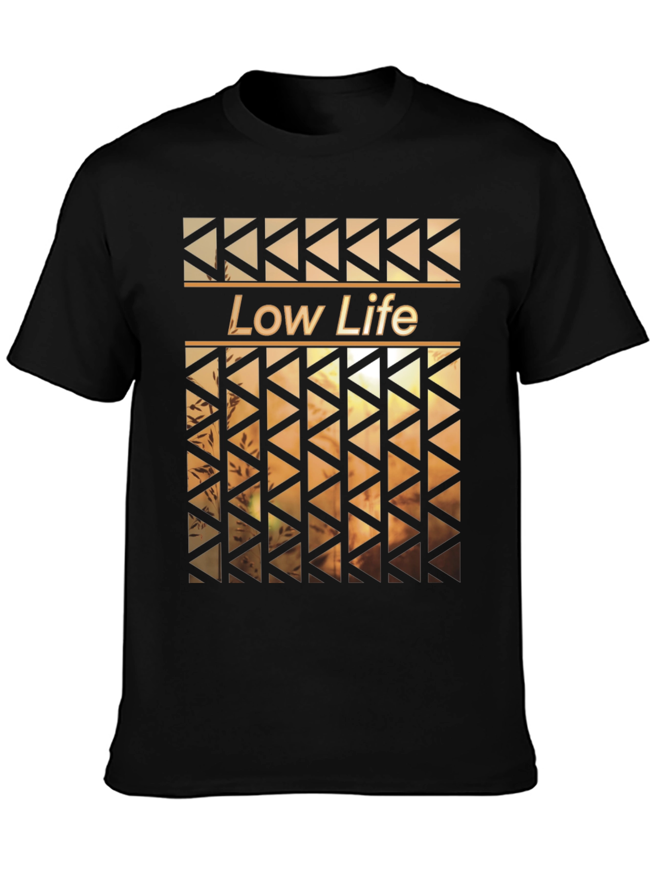 Low Life Graphic Print Mens T-Shirt