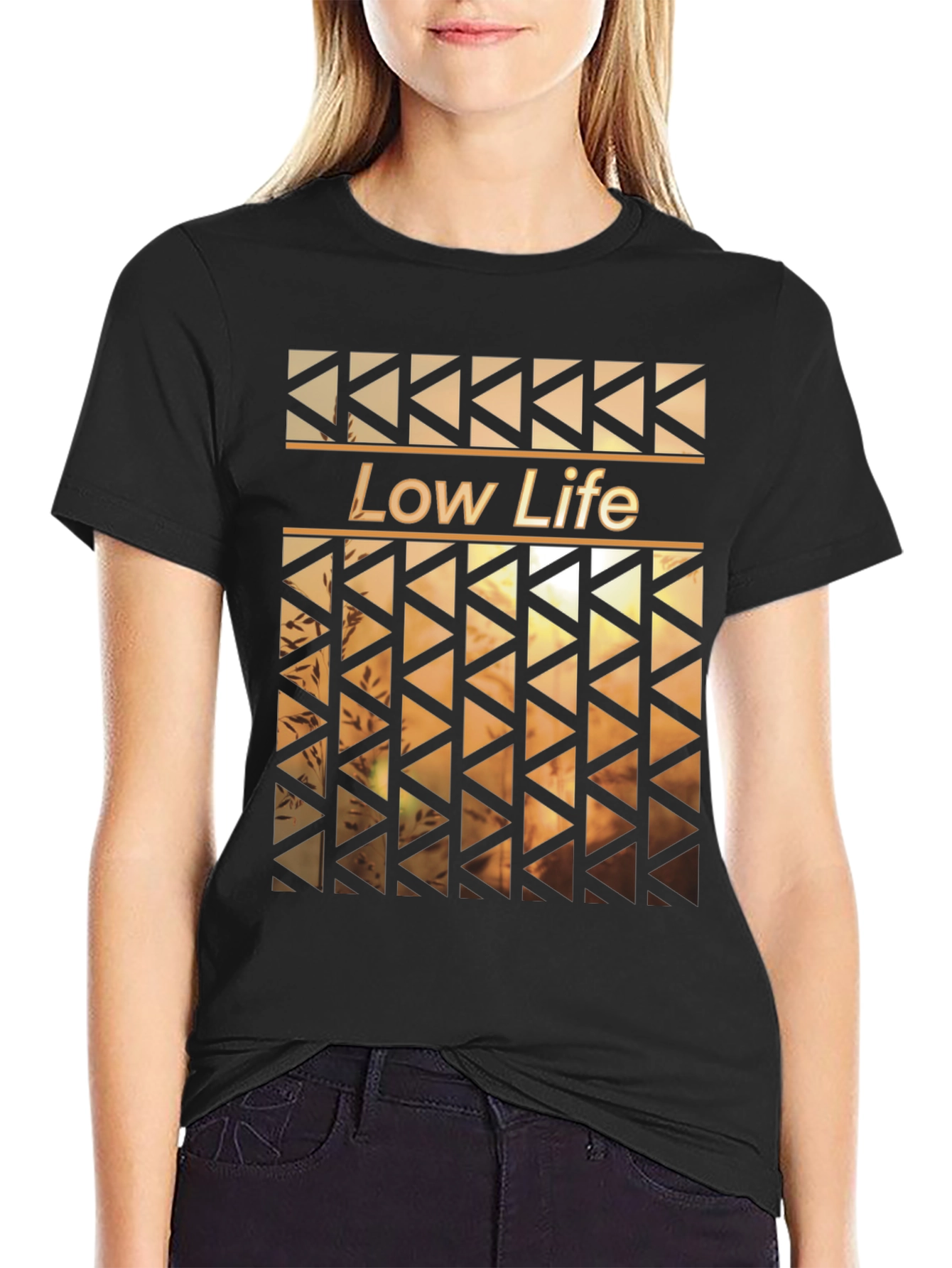 Low Life Graphic Print Mens T-Shirt