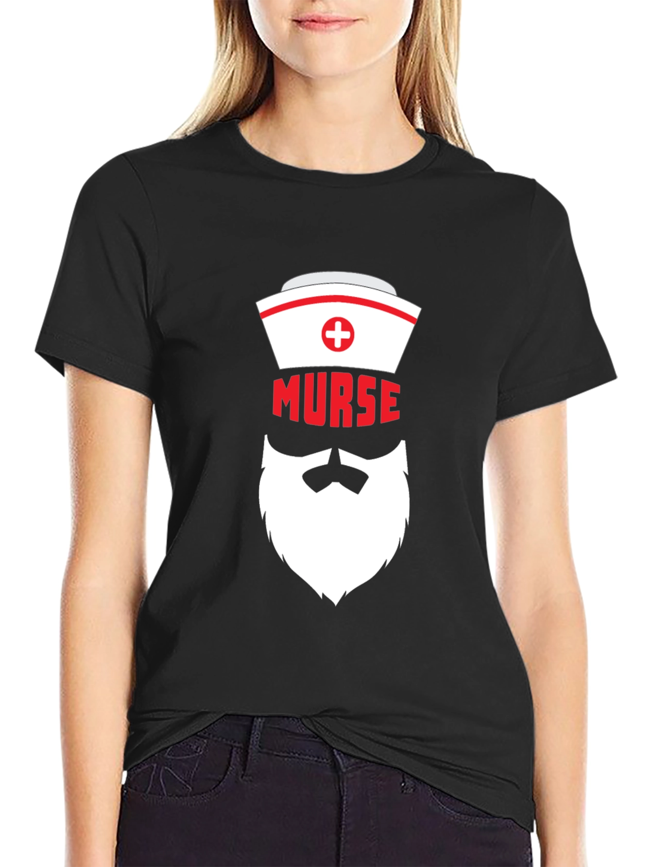 Murse T-Shirt - Bearded Nurse Humor Tee