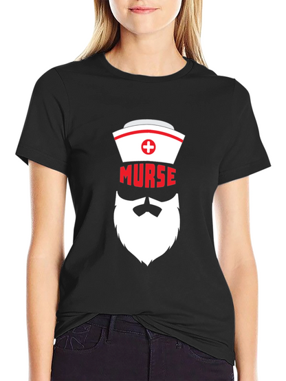 Murse T-Shirt - Bearded Nurse Humor Tee