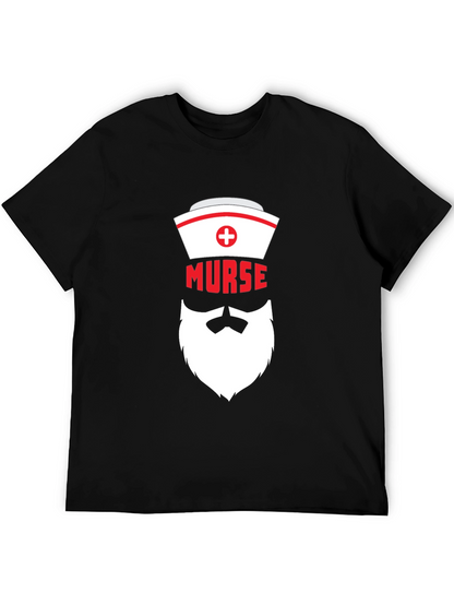 Murse T-Shirt - Bearded Nurse Humor Tee