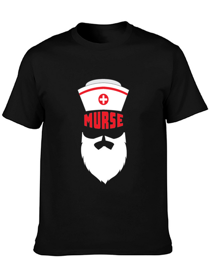 Murse T-Shirt - Bearded Nurse Humor Tee