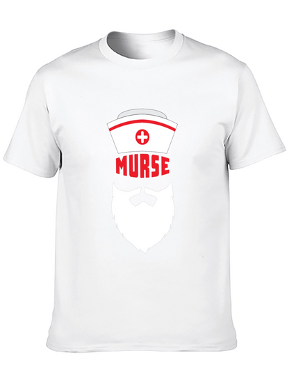 Murse T-Shirt - Bearded Nurse Humor Tee