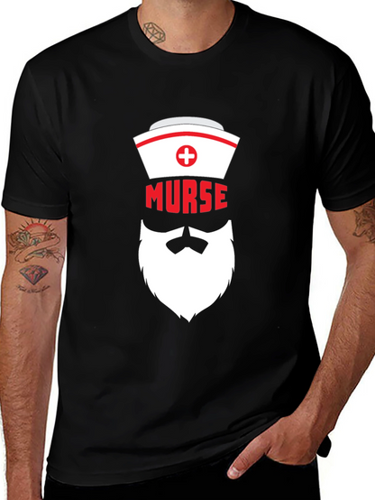 Murse T-Shirt - Bearded Nurse Humor Tee