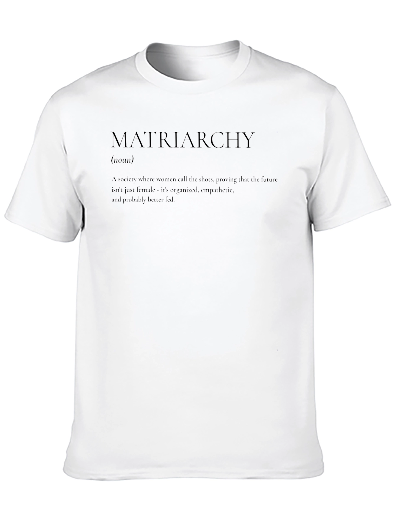 Matriarchy Definition Graphic Tee - Black