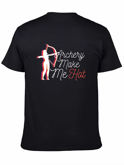 Archery Make Me Hot Black T-Shirt