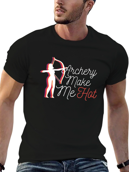 Archery Make Me Hot Black T-Shirt