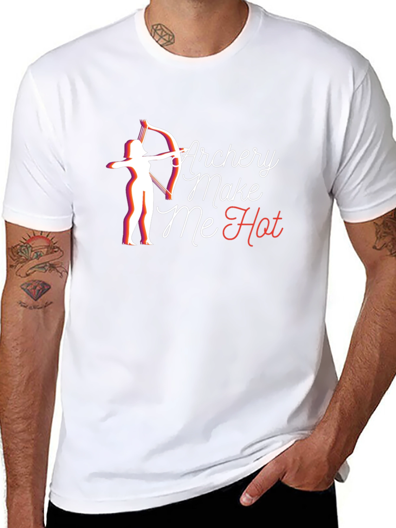 Archery Make Me Hot Black T-Shirt