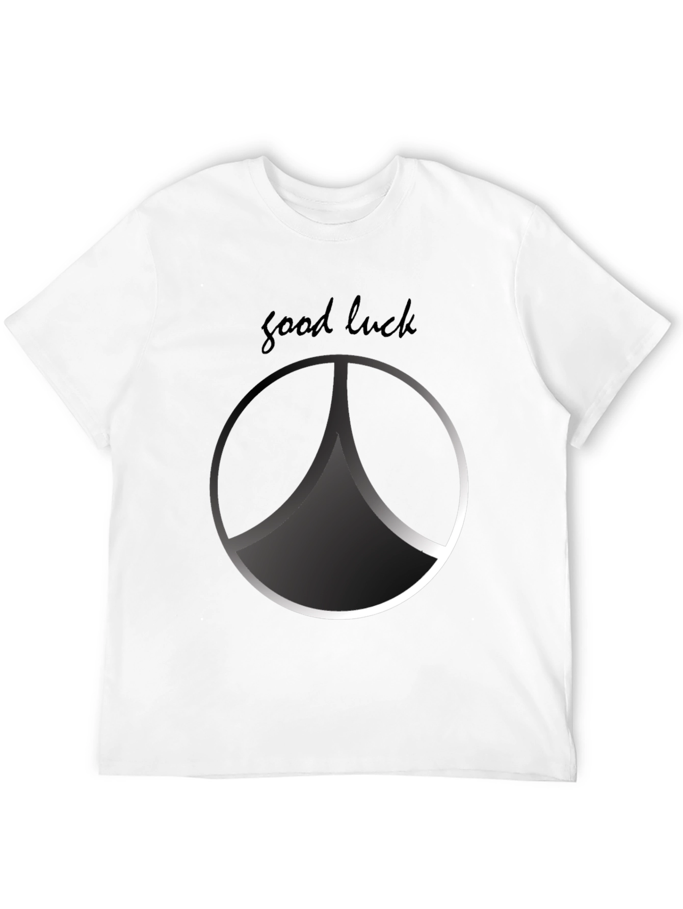 Good Luck Graphic Print T-Shirt