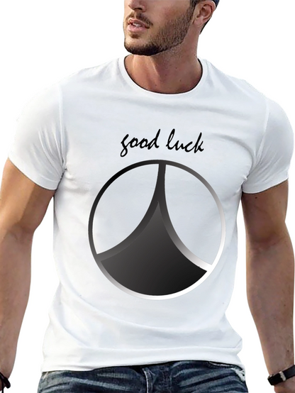 Good Luck Graphic Print T-Shirt
