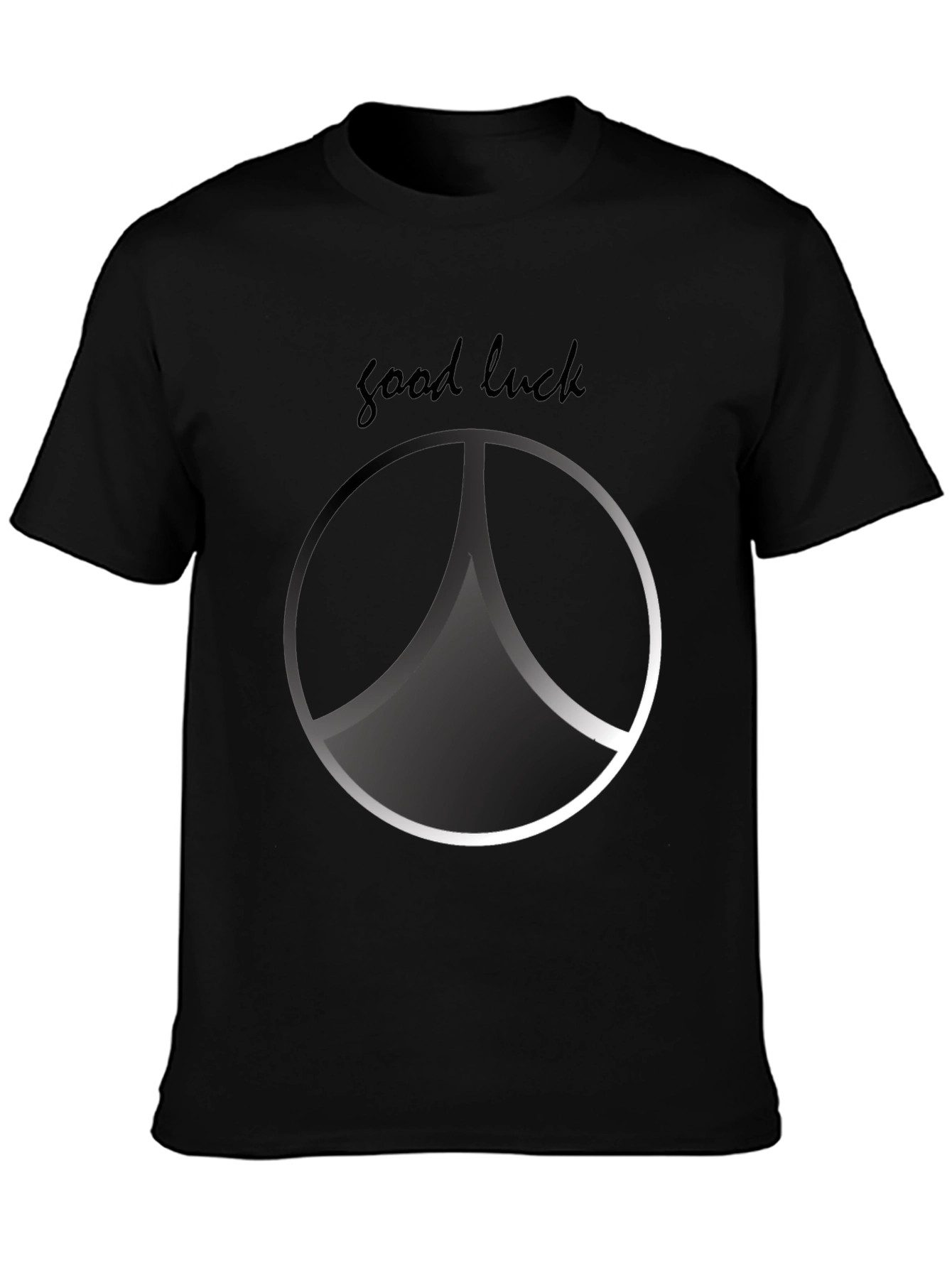Good Luck Graphic Print T-Shirt