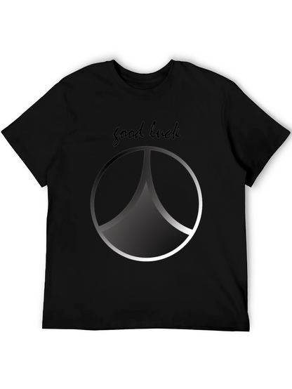 Good Luck Graphic Print T-Shirt