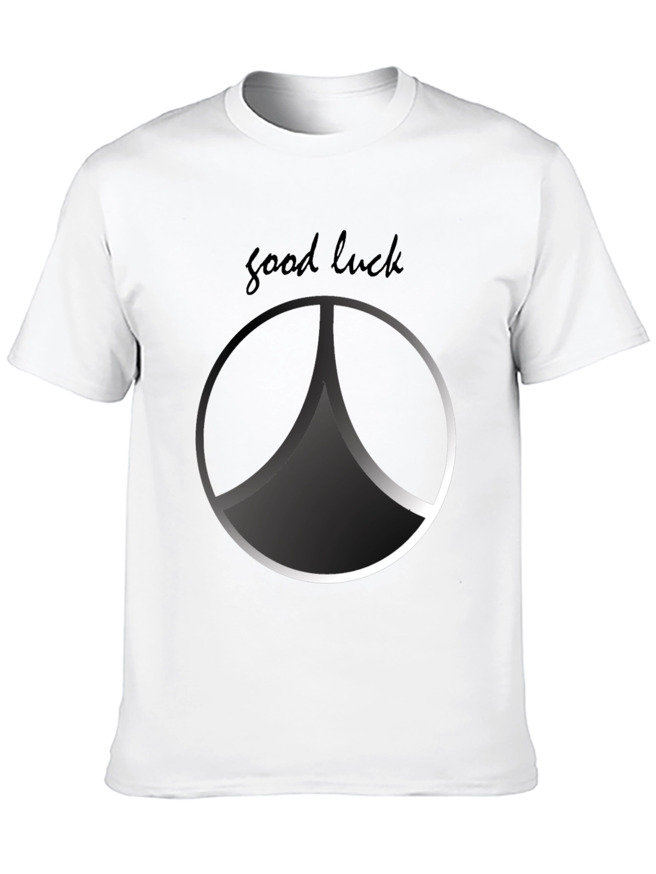 Good Luck Graphic Print T-Shirt