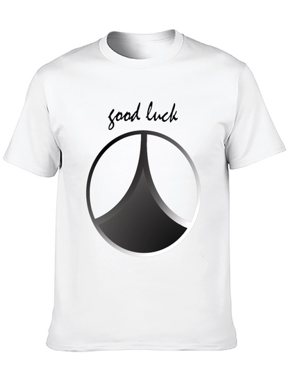 Good Luck Graphic Print T-Shirt