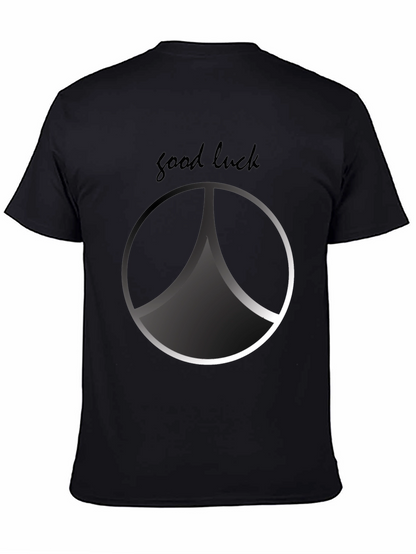 Good Luck Graphic Print T-Shirt