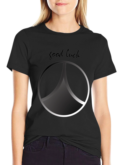 Good Luck Graphic Print T-Shirt