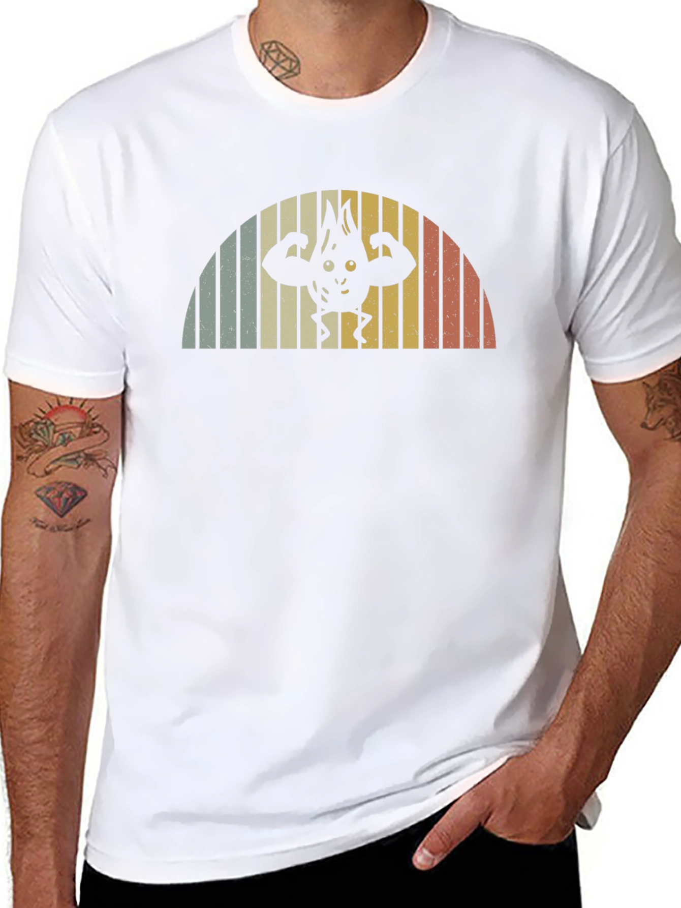 Retro Muscle Sprout T-Shirt