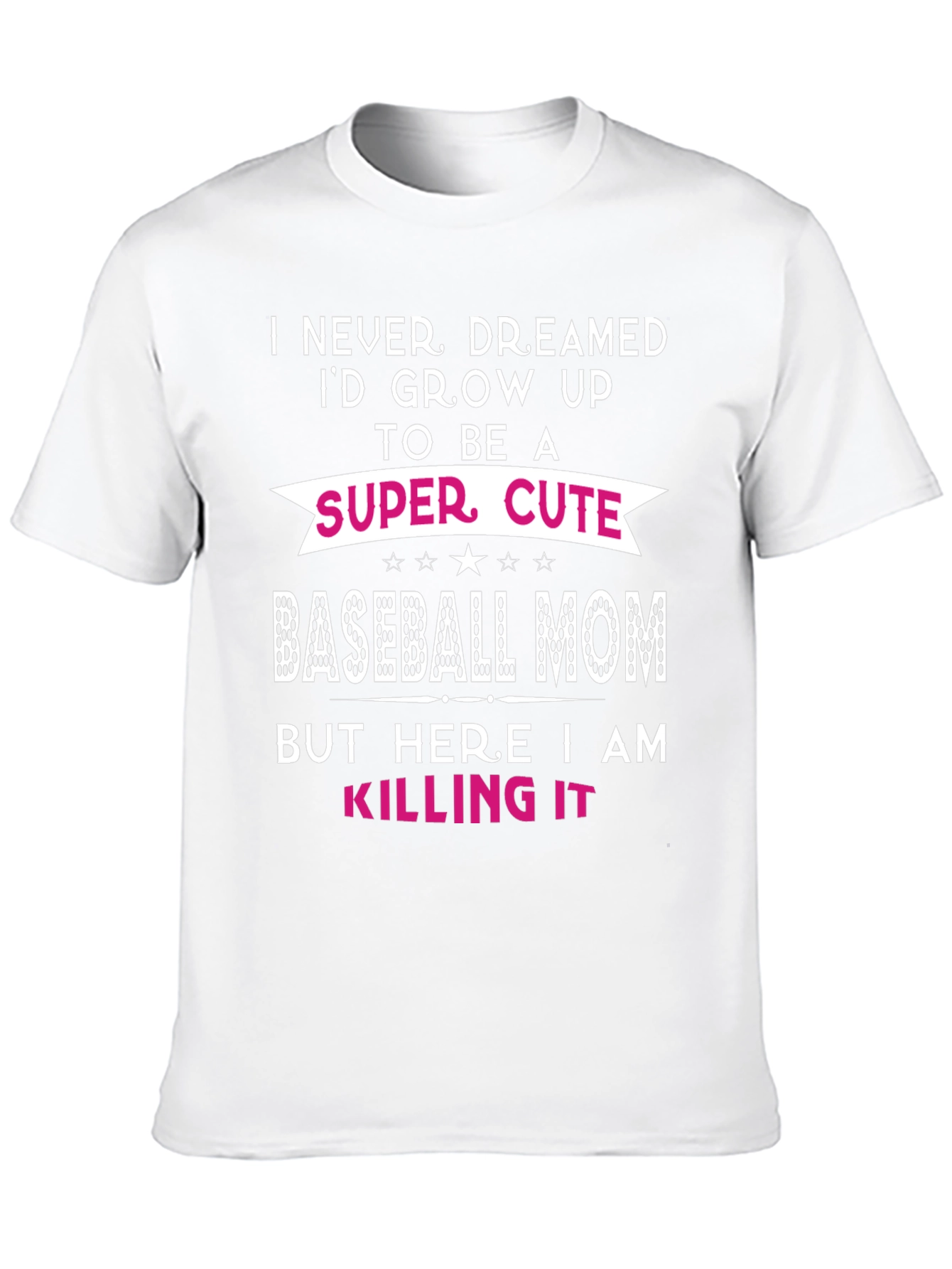 Super Cute Baseball Mom Graphic Tee