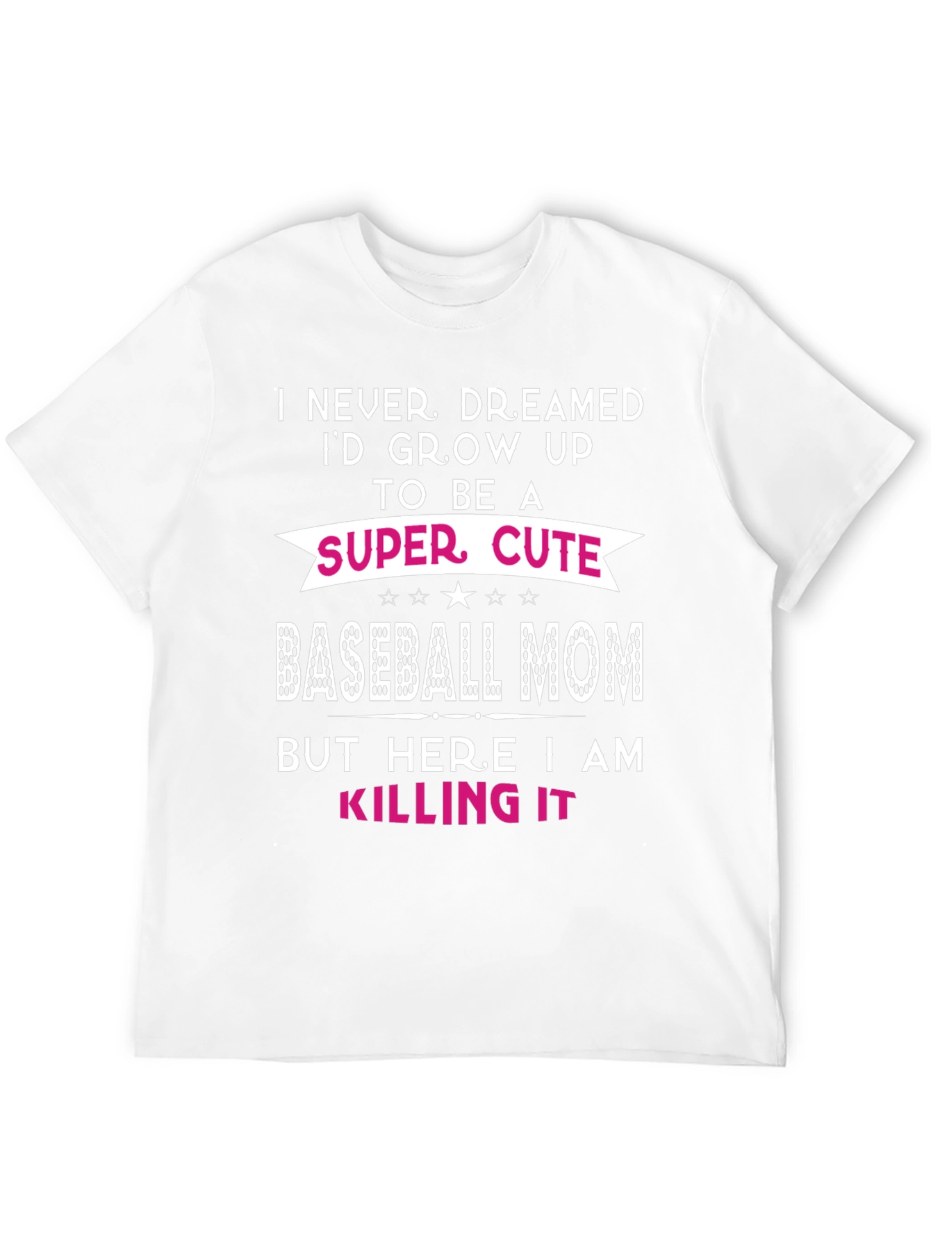 Super Cute Baseball Mom Graphic Tee