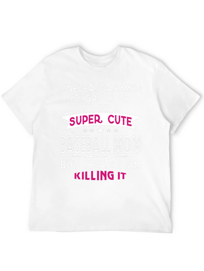 Super Cute Baseball Mom Graphic Tee