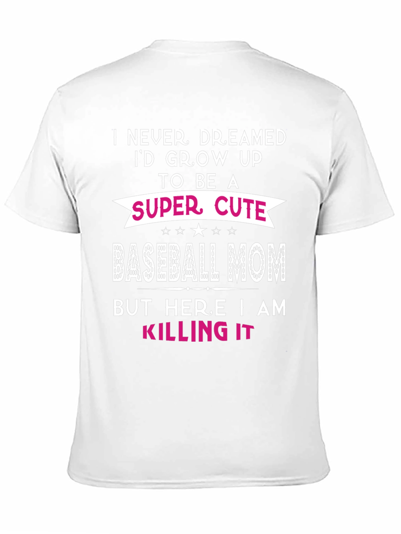 Super Cute Baseball Mom Graphic Tee