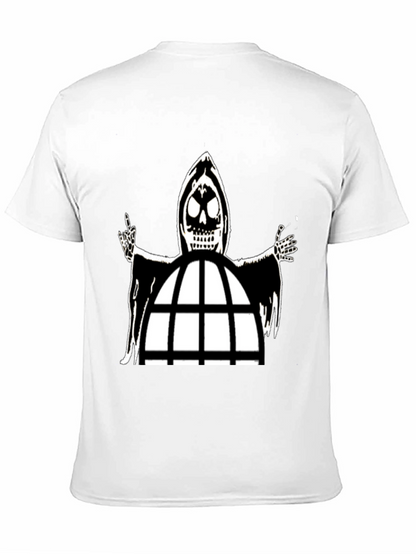 Grim Reaper Cage Black T-Shirt