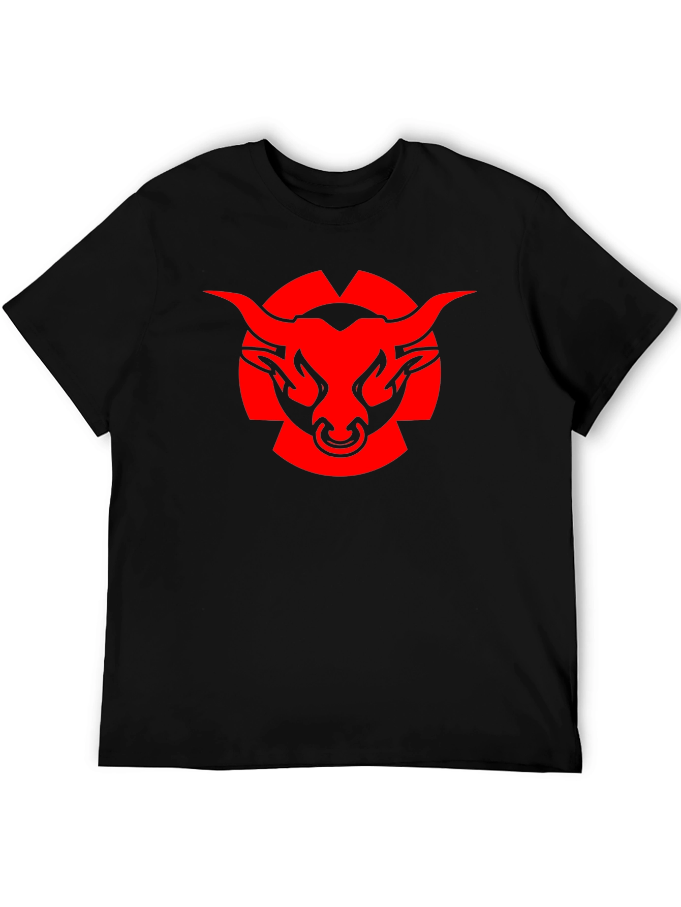 Red Bull Graphic Print Black T-Shirt