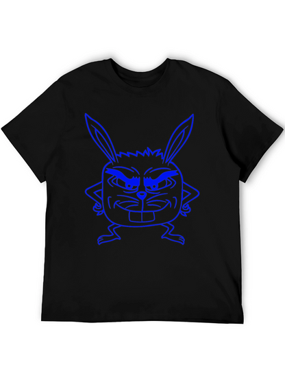 Funny Bunny Graphic Tee - Black