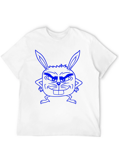 Funny Bunny Graphic Tee - Black