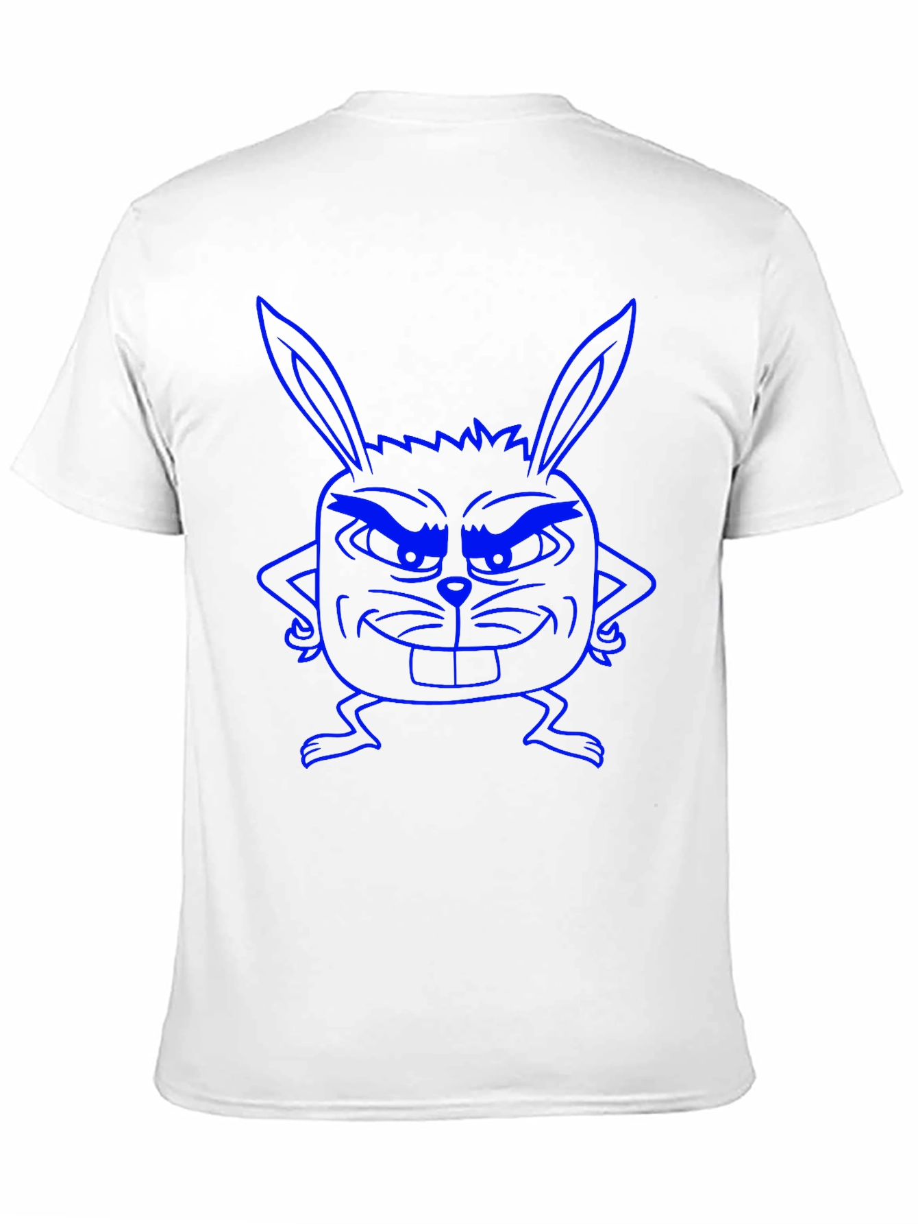 Funny Bunny Graphic Tee - Black