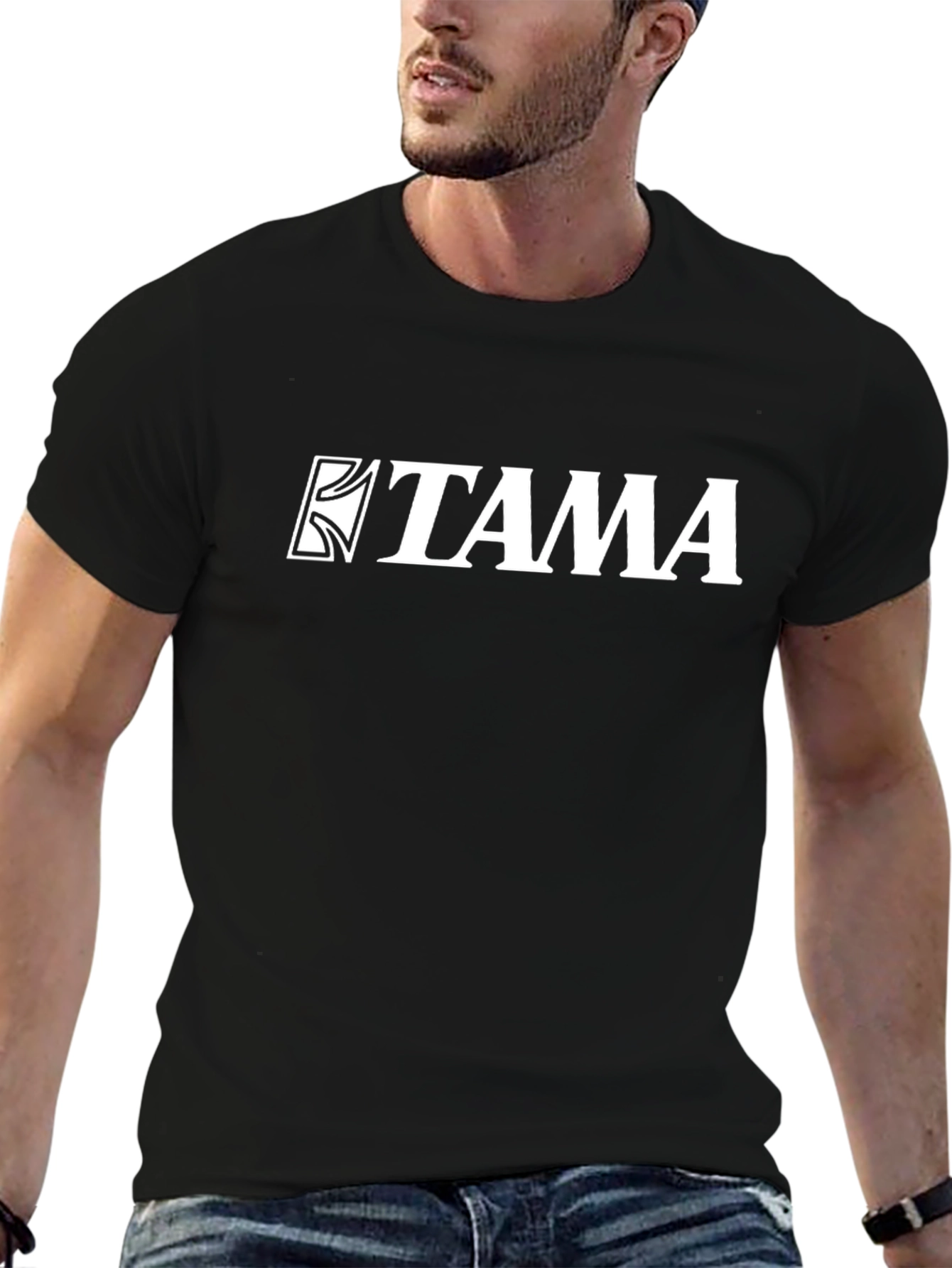 Tama Drums Logo Graphic Tee - Black