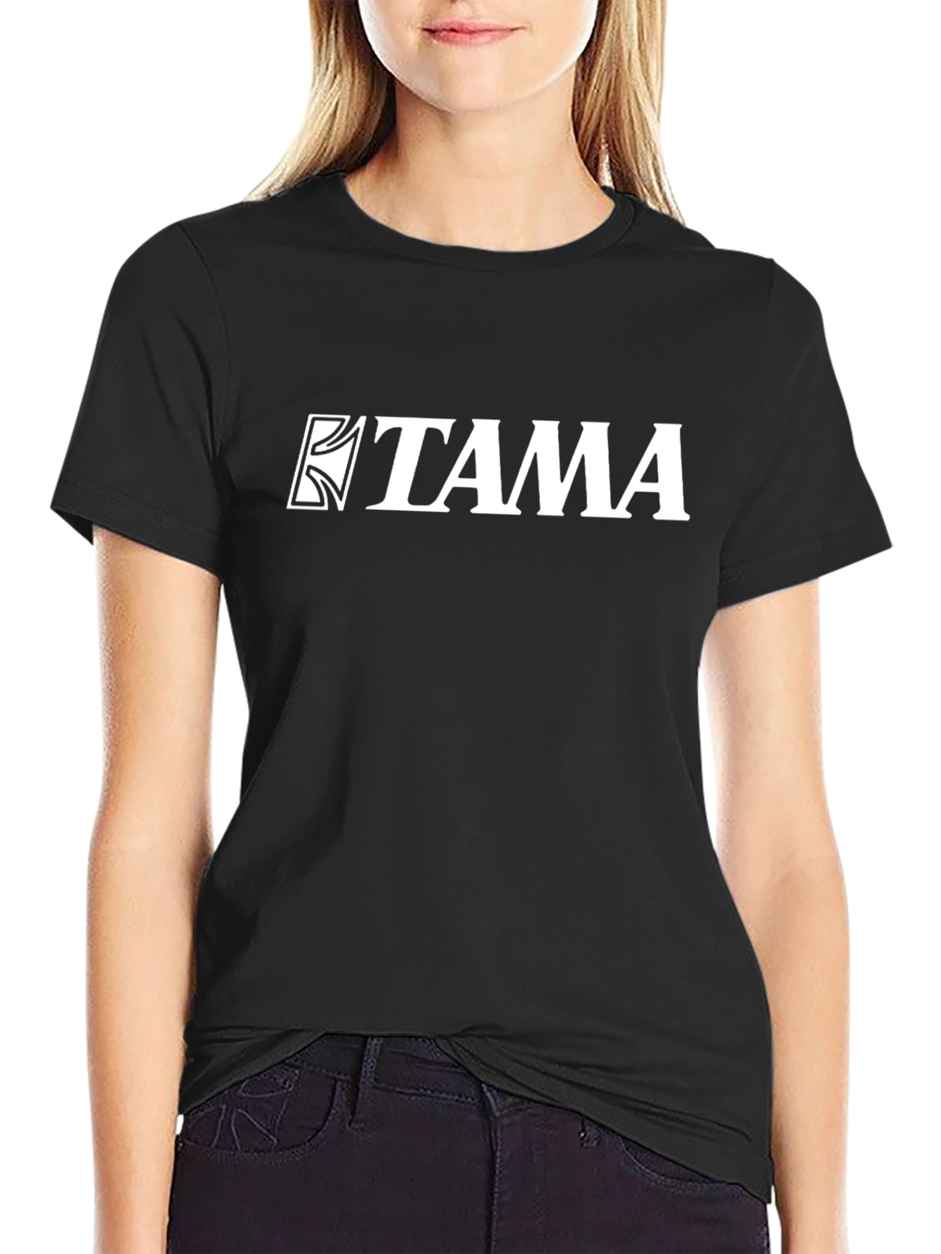 Tama Drums Logo Graphic Tee - Black