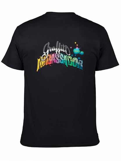 Graffiti Ambassador Black T-Shirt - Artistic Design