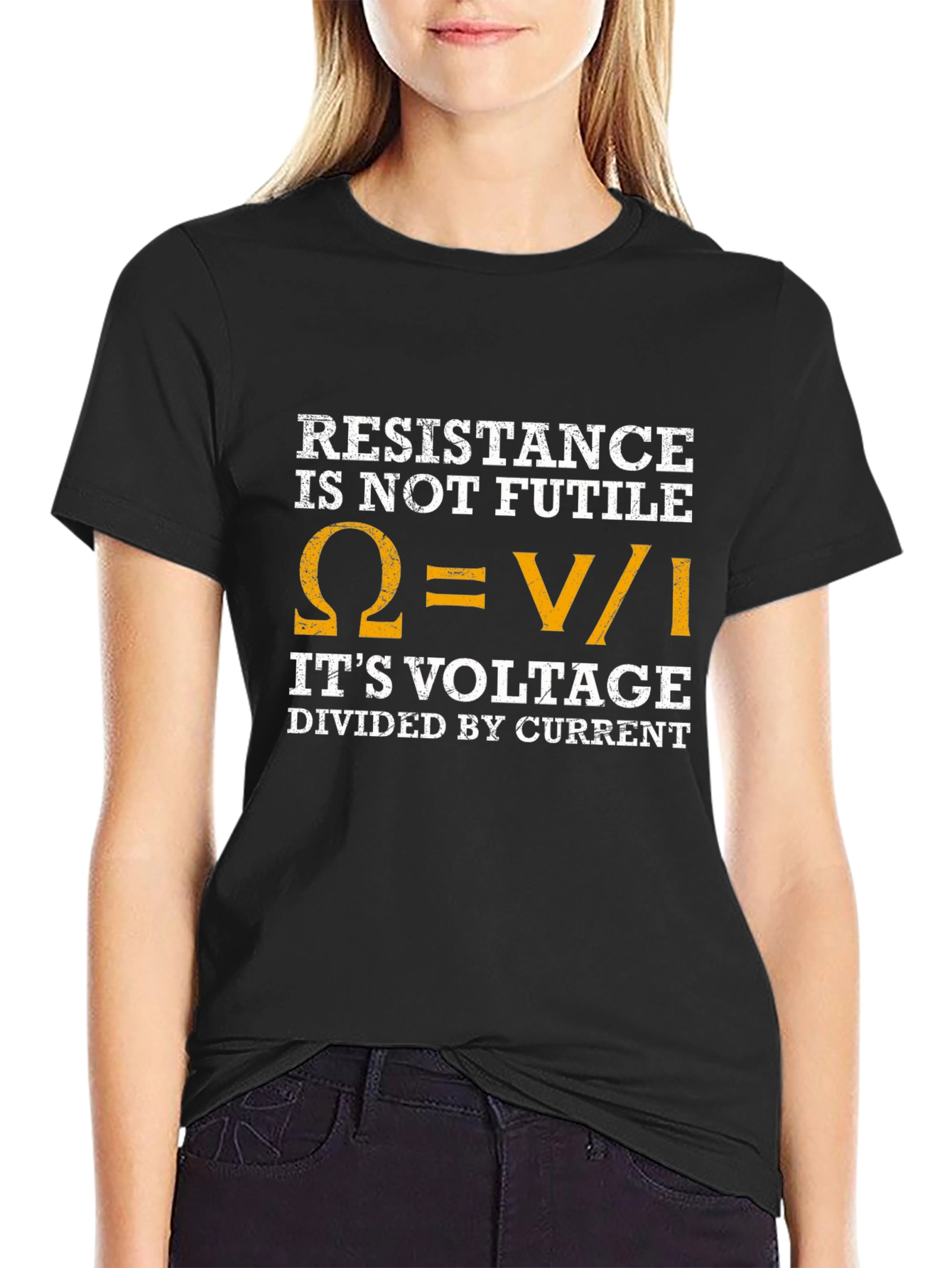 Resistance Is Not Futile Funny Science T-Shirt