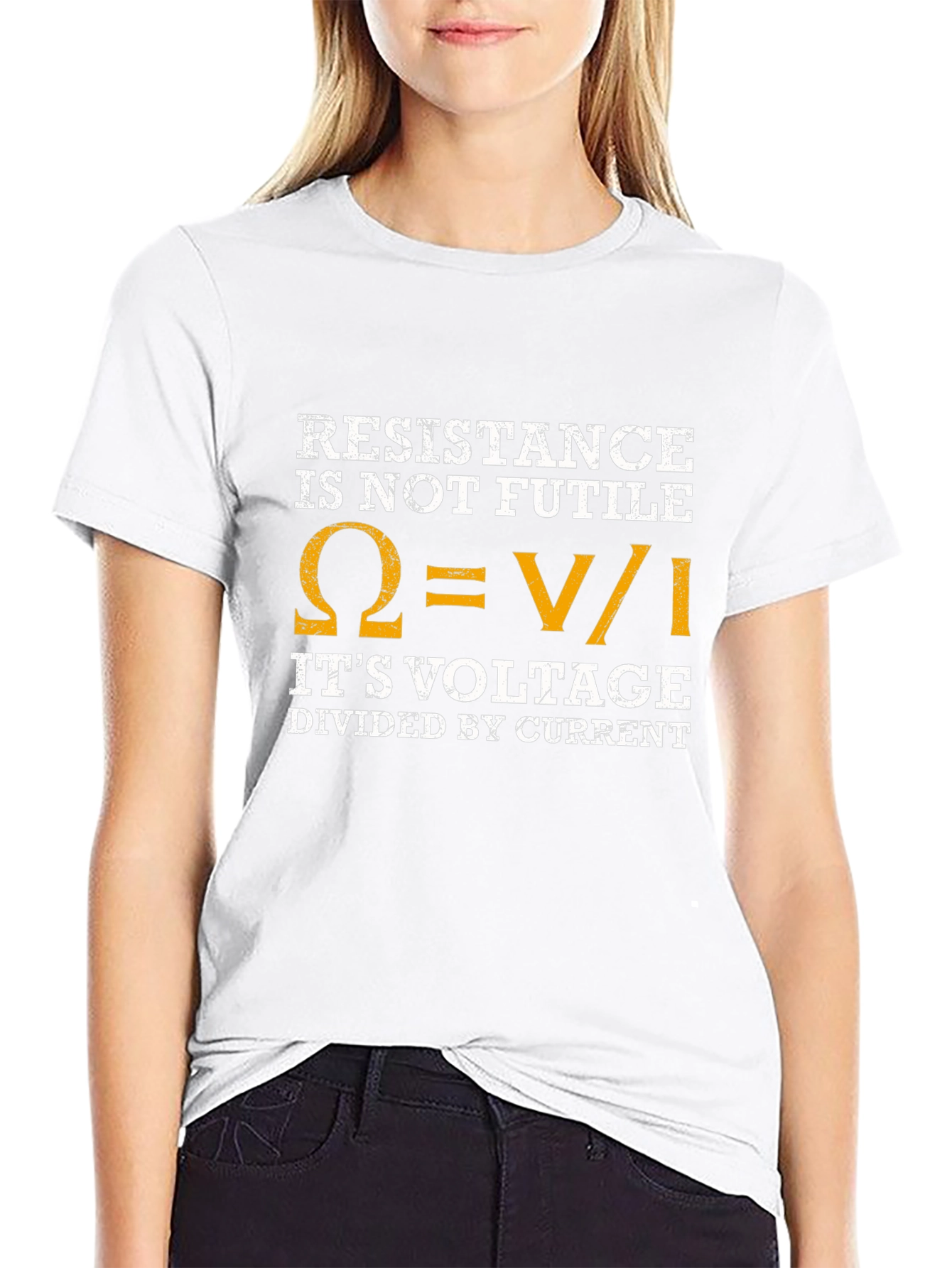 Resistance Is Not Futile Funny Science T-Shirt