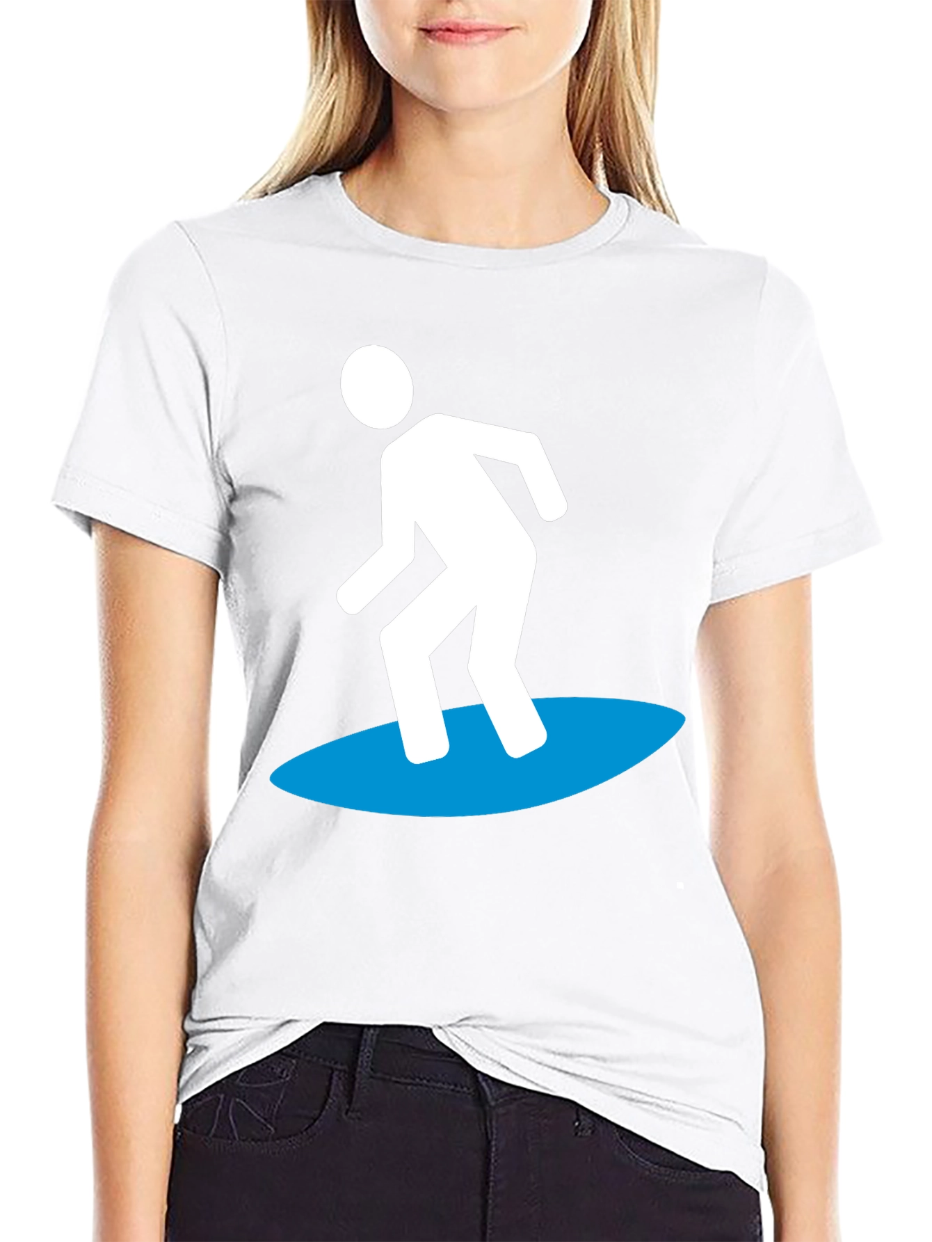 Surfer Graphic Tee - Cool Black T-Shirt