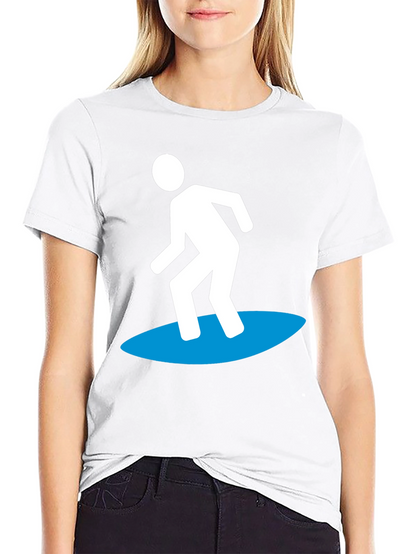 Surfer Graphic Tee - Cool Black T-Shirt