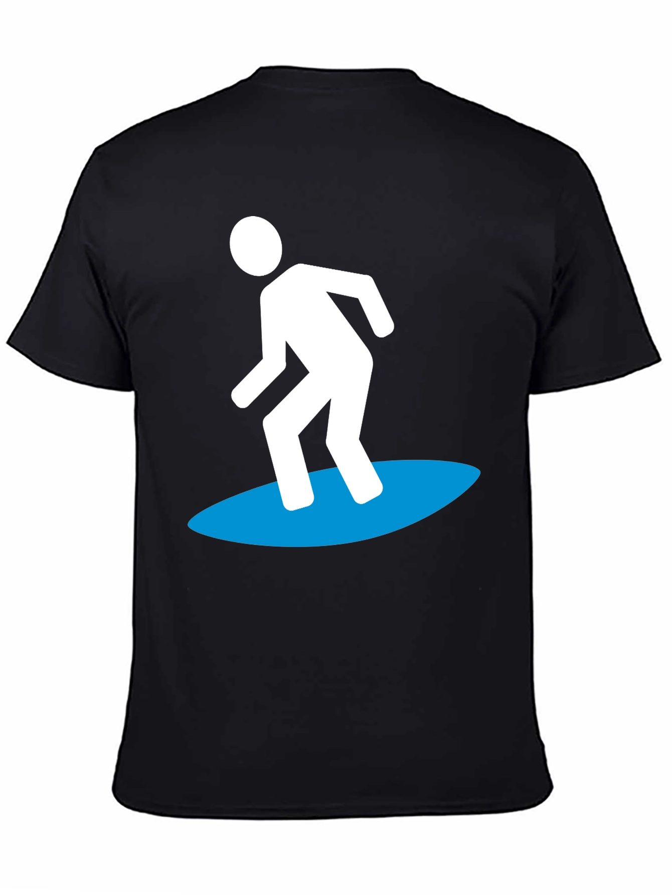 Surfer Graphic Tee - Cool Black T-Shirt