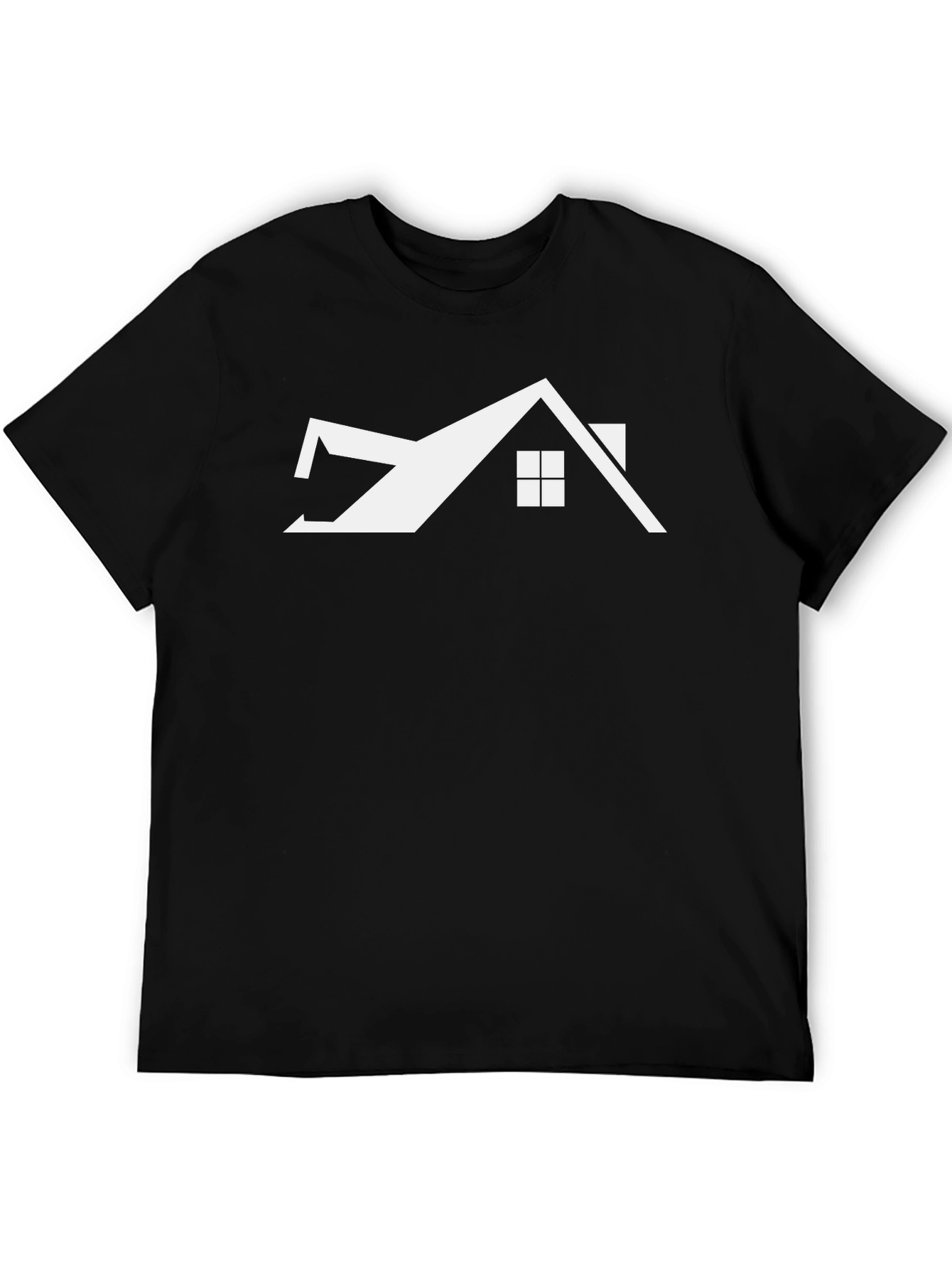 Modern Home Graphic Tee - Black