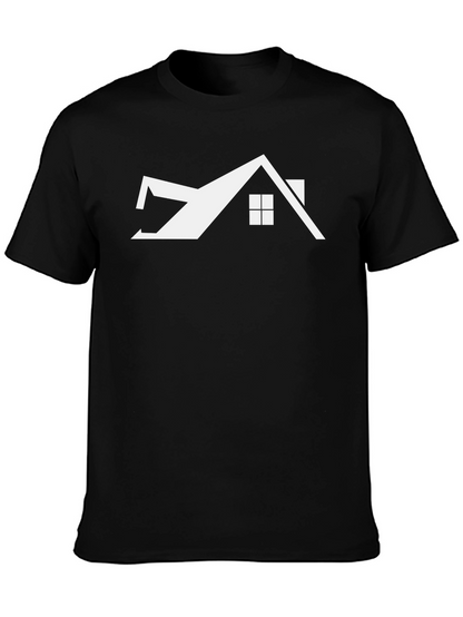 Modern Home Graphic Tee - Black